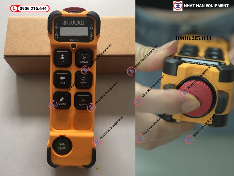 5 Bước Lắp Đặt Điều Khiển Từ Xa Cầu Trục Juuko K602 Đài Loan