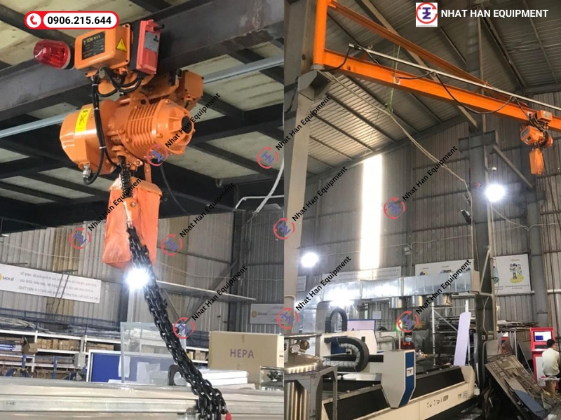 Các lỗi thường thấy trên palang xích điện