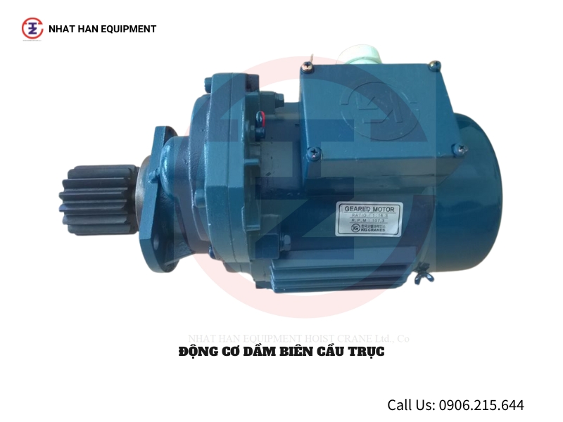 ĐỘNG CƠ DẦM BIÊN CẦU TRỤC - Công ty Cầu trục Hồ Chí Minh