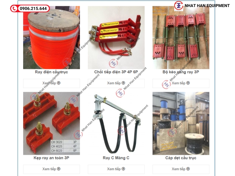 RAY ĐIỆN, PHỤ KIỆN RAY MÁNG C