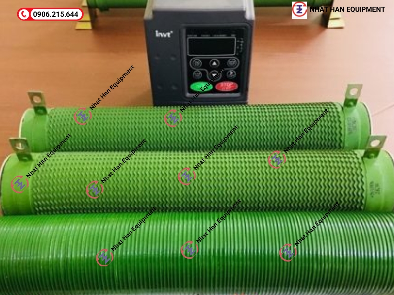 Điện trở xả vỏ sứ xanh cho Biến Tần