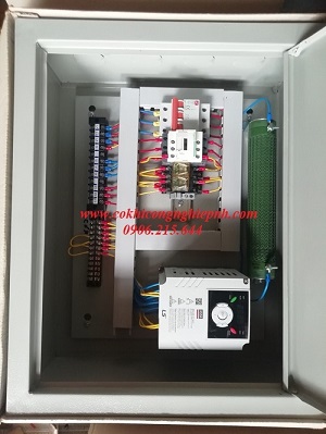 Tủ điện biến tần cầu trục - Công ty Cầu trục Nhật Hàn chuyên lắp đặt tủ điện biến tần cầu trTủ